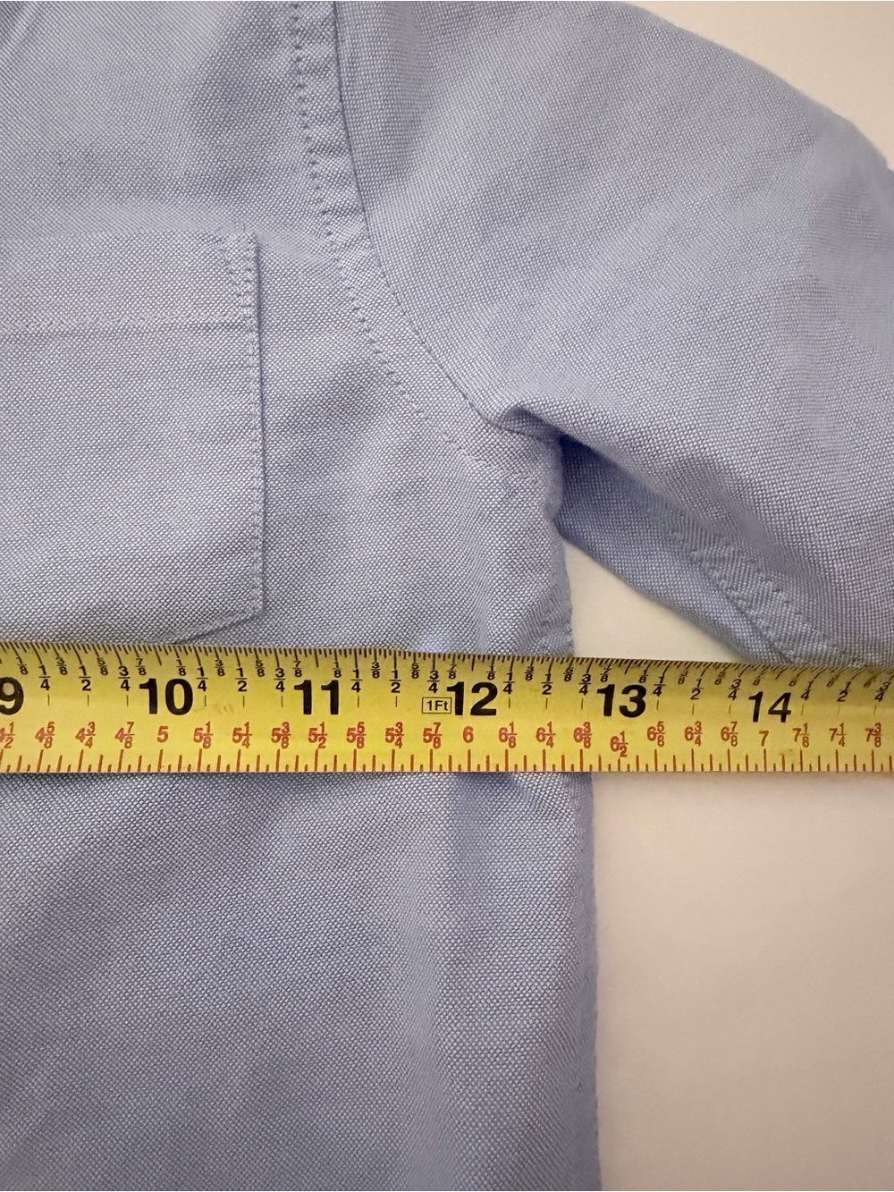 Janie and Jack Boys' Light Blue Button-Down Oxford Shirt cotton 3 - Picture 6 of 6